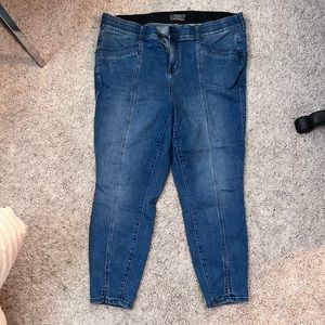 Torrid bombshell jeans front seam